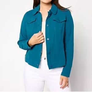 Cotton Gauze Jacket Isaac Mizrahi Live! Bridgehampton